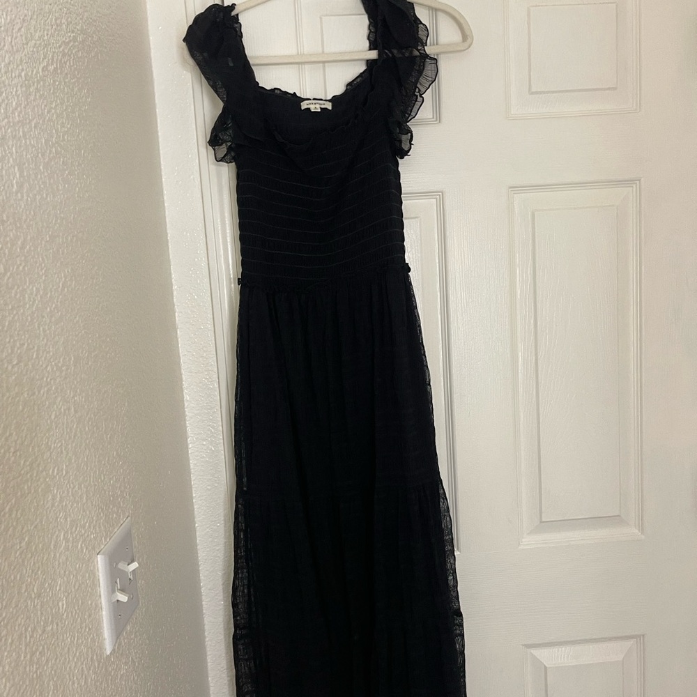 Black Sweetheart Maxi Gown
